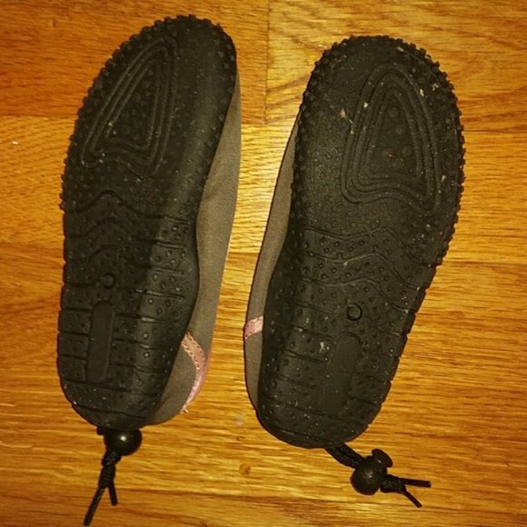 Star Bay Pink Girl Baby Toddler water swim beach shoes watershoes size 8 beach - Picture 5 of 8